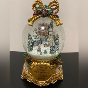 The Danbury Mint Snow-Globe for Daughter w/Box